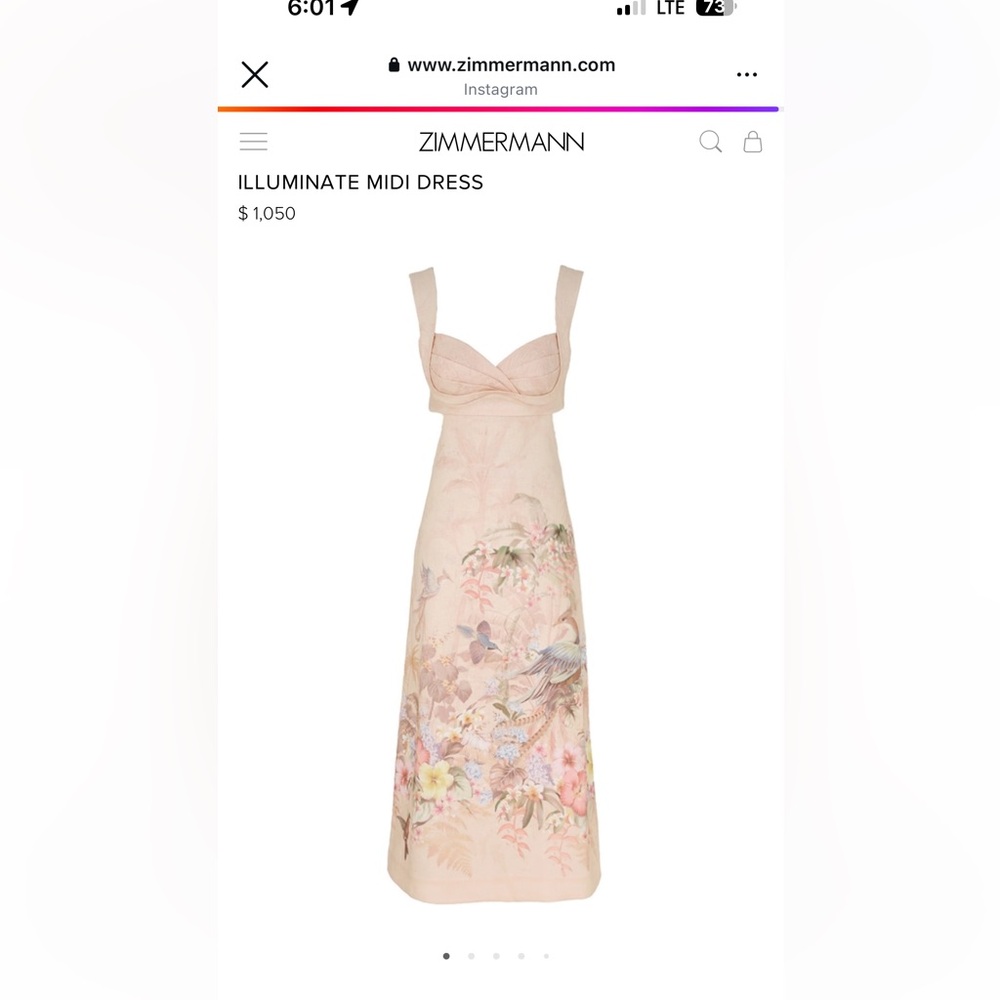 Floral Print Halter Dress